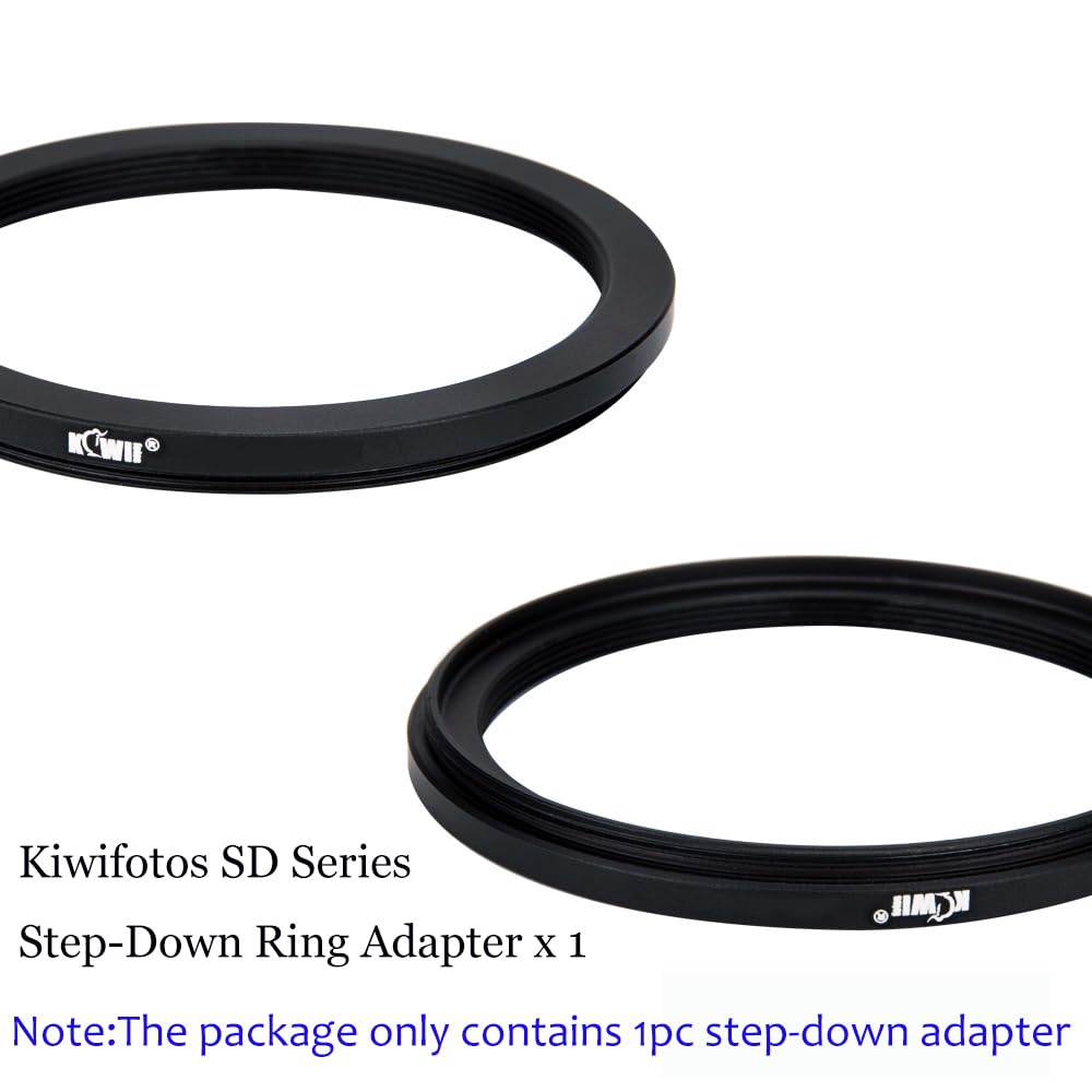Kiwifotos 58Mm 52Mm Step Down Adapter Ring For Lenses (58Mm Lens To 52Mm Filter, Hood, Lens Converter And Other Accessories)