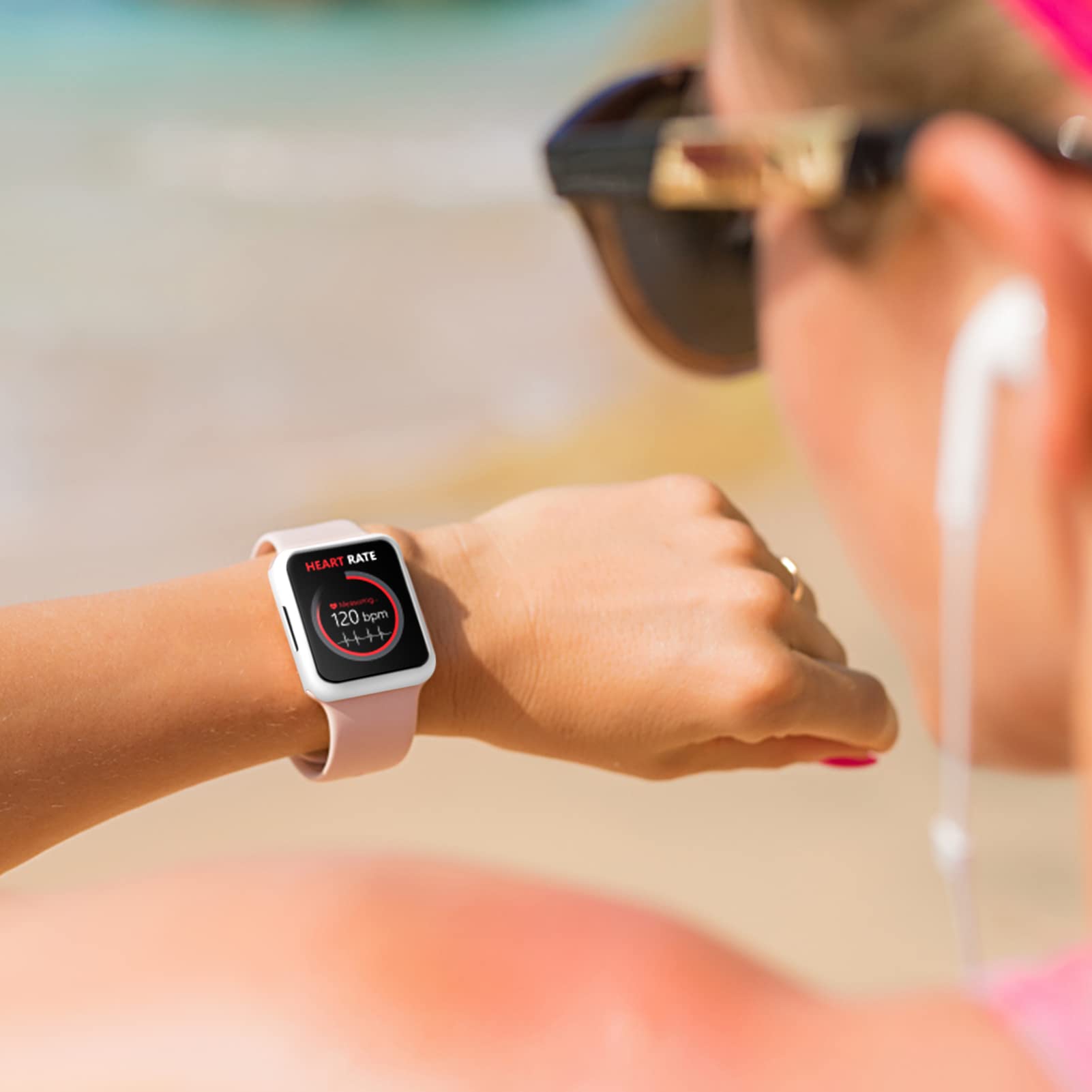 Almnvo For Apple Watch Case [No Screen Protector] 41Mm Series 7/8 Soft Flexible Tpu Ultra Thin Lightweight Protective Bumper For