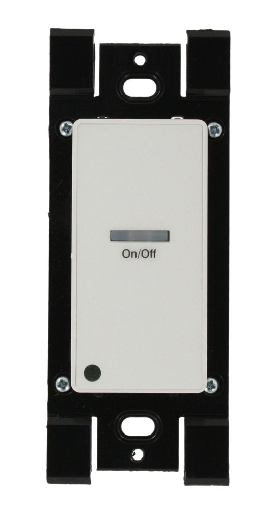 Leviton Lvs 1W Low Voltage Pushbutton Station, 1 Button On/Off, 1 Gang, White