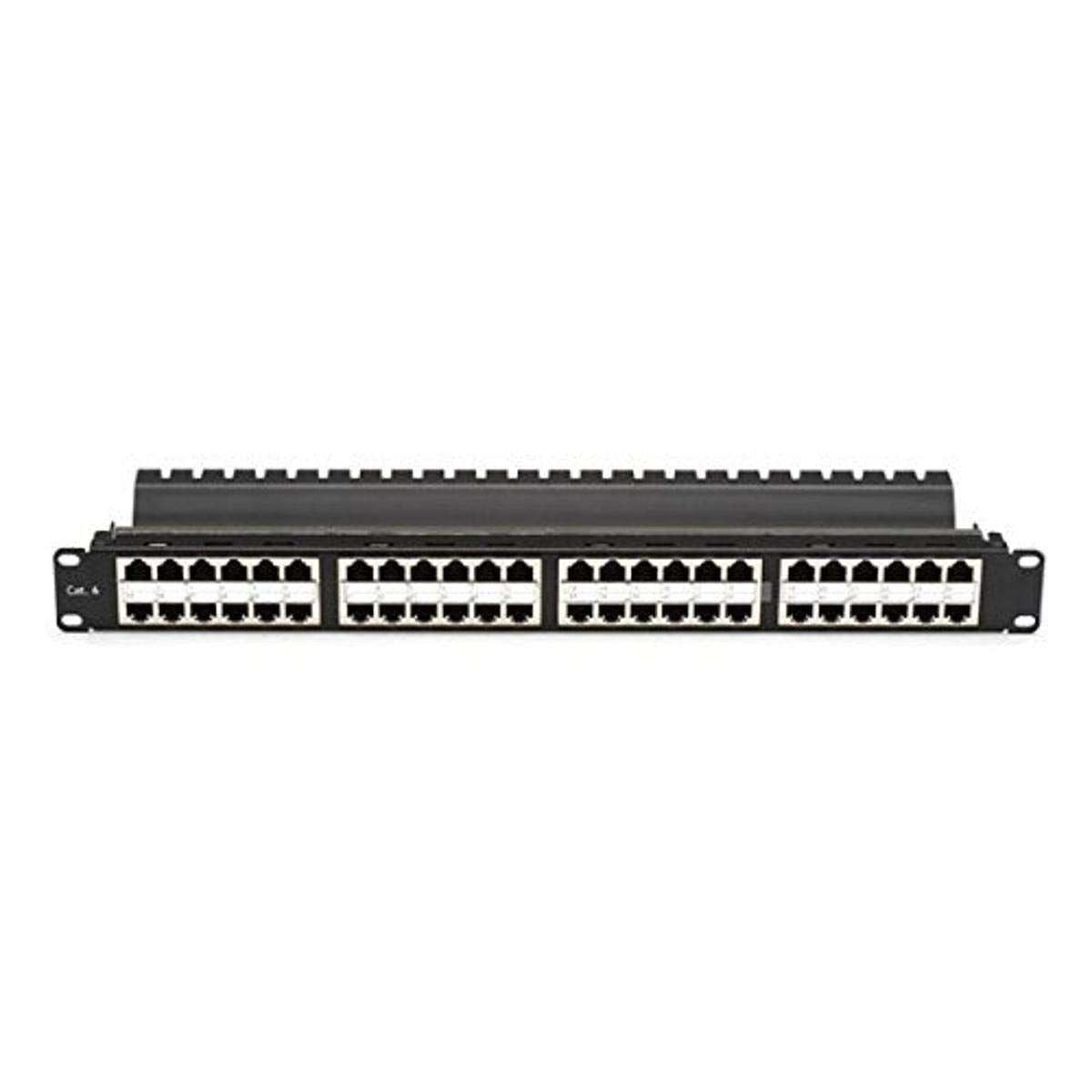 Black Box Jpm806A Hd, Spacegain Cat5E High Density Feed Through Panel