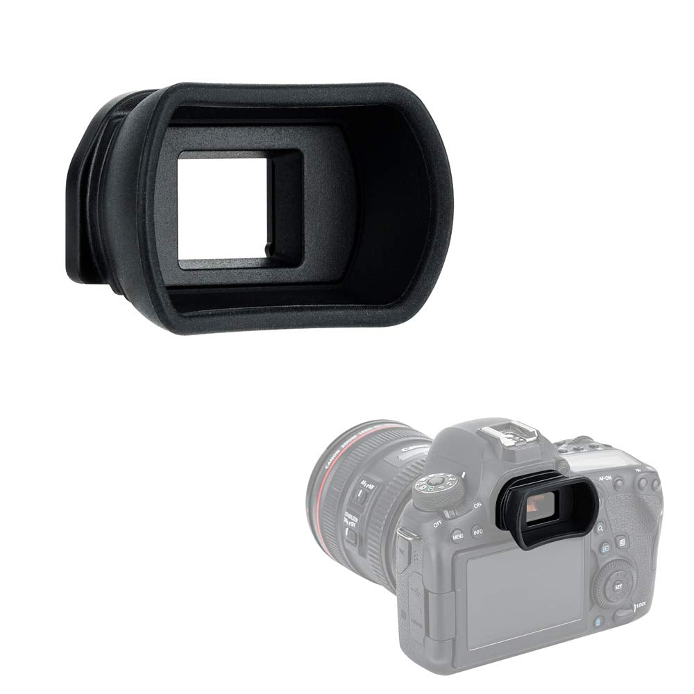 Kiwifotos Long Soft Viewfinder Eyecup Eyepiece For Canon Eos 90D 80D 70D 60D 77D 6D Mark Ii 5D Mark Ii Rebel T7 T6 T5 T100 T8I T