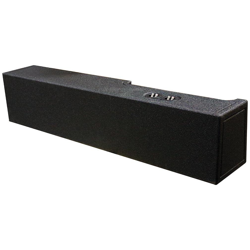 Qpower ''Qbomb'' Dodge Ram Crew Cab '19 '22 Dual 10'' Sealed Woofer Box