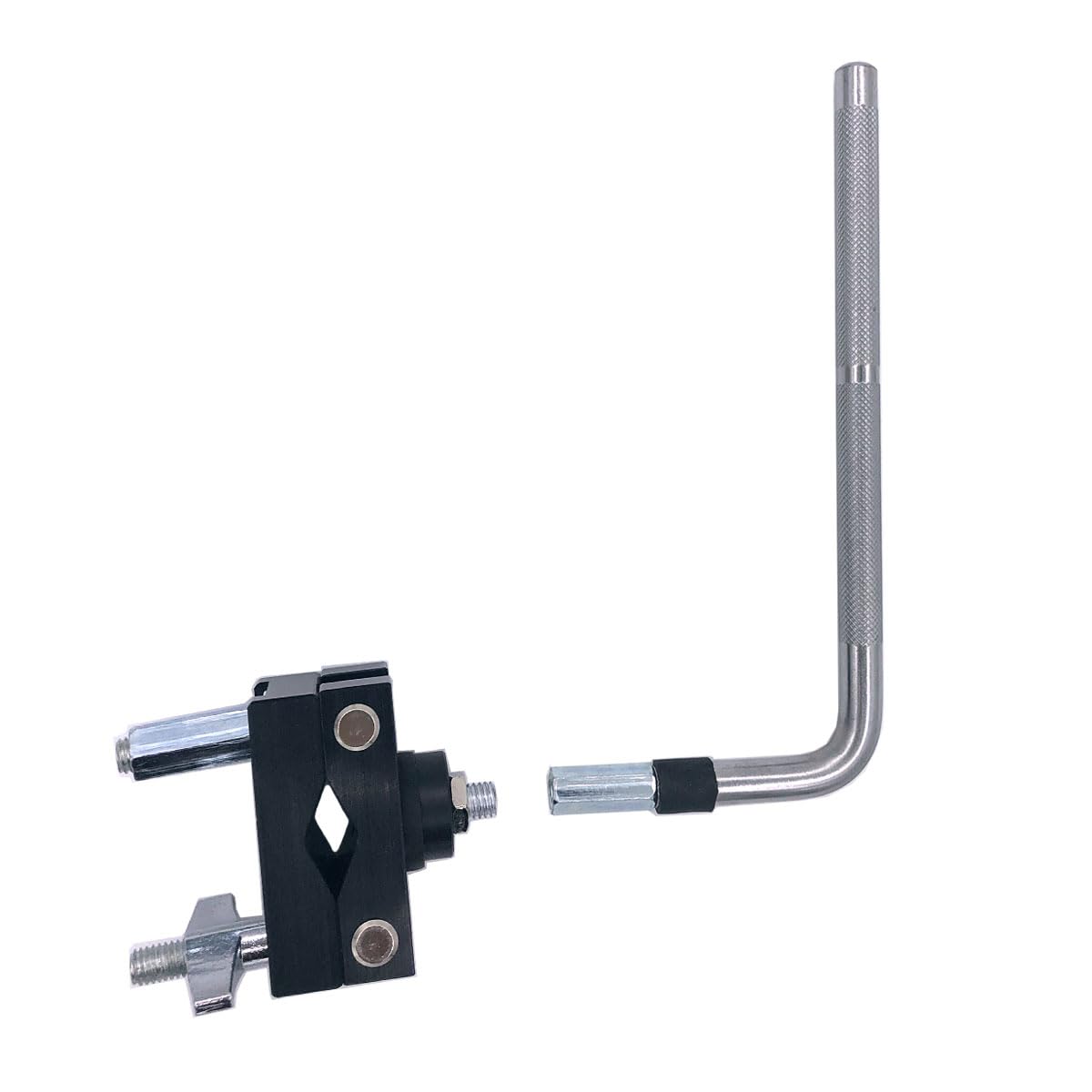 Tuoren Percussion Cowbell Mounting Clamp Bracket Portable Cowbell Mount Holder For Drum Set Percussion Rack Cymbal Stand Tambour
