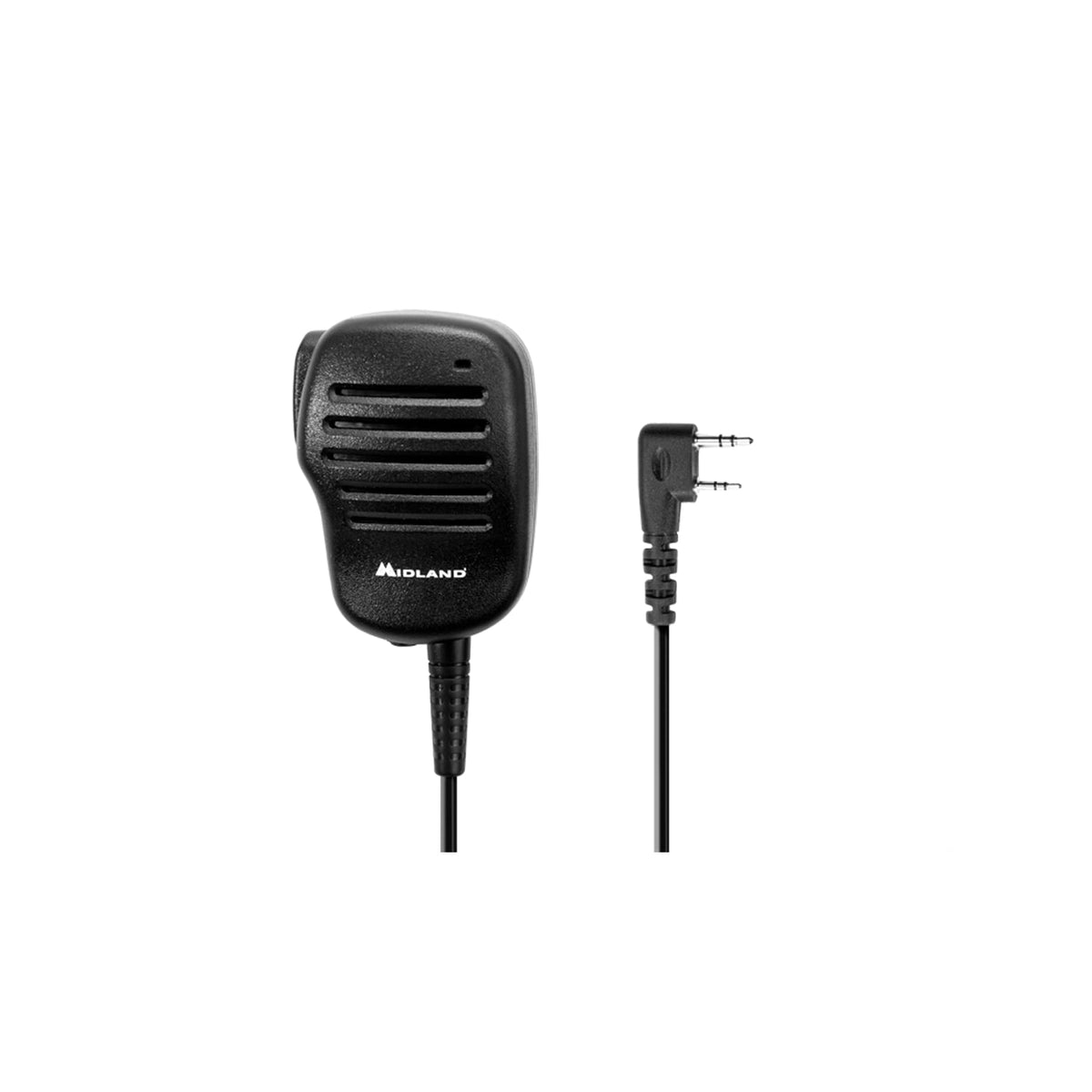 Midland� Ba4 Handheld/Wearable Speaker Microphone With Push To Talk For Business Two Way Radios, Black