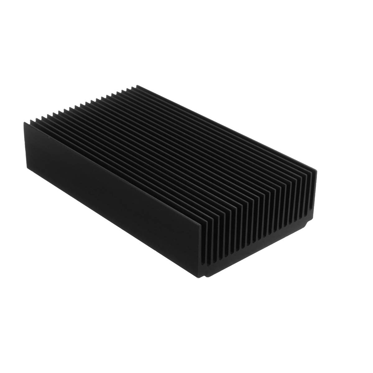 Aluminum Large Heatsink 4.72''X2.72''X1.06'' Inch /120X69X27Mm Heat Sink Cooling Black Oxide Radiator 22 Fin 120Mm For Computer Led Chip Power Charger Router Amplifier