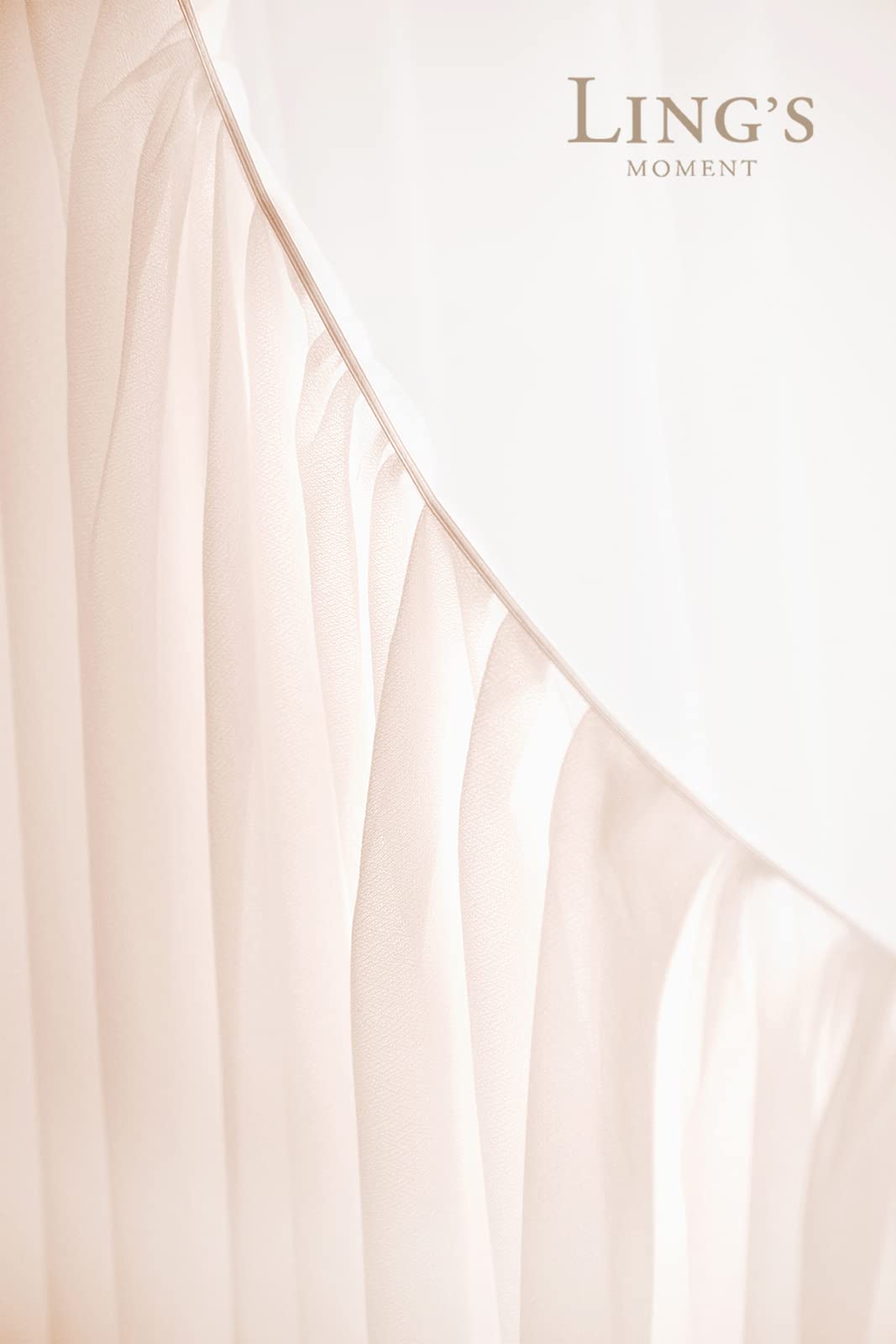 Ling'S Moment Easy Hanging Wedding Arch Chiffon Drape 3 Panels Pink 26.5Ft X 30'' W Fabric For Wedding Ceremony Reception Swag B