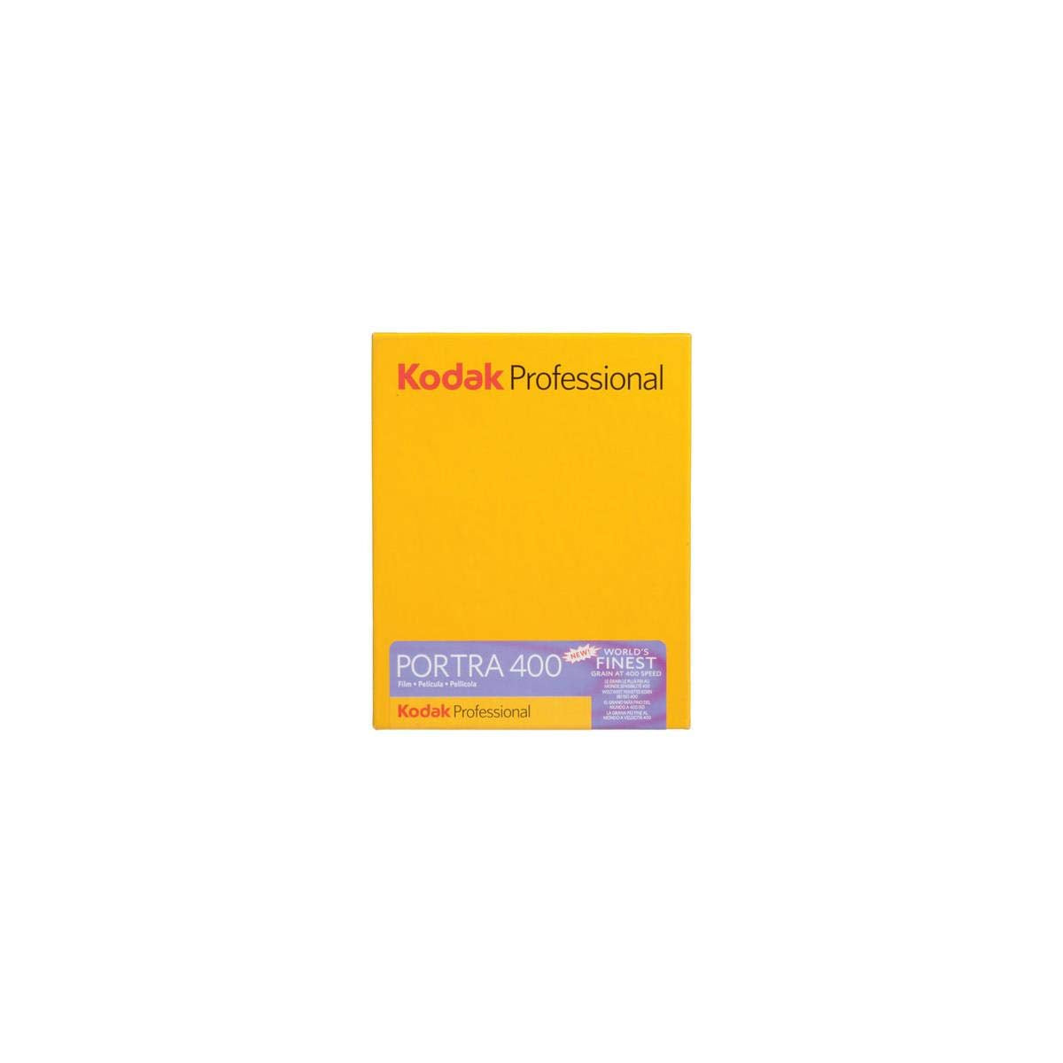 Kodak 880 6465 Portra 400 Professional Iso 400, 4 X 5 Inches, 10 Sheets, Color Negative Film (Yellow)