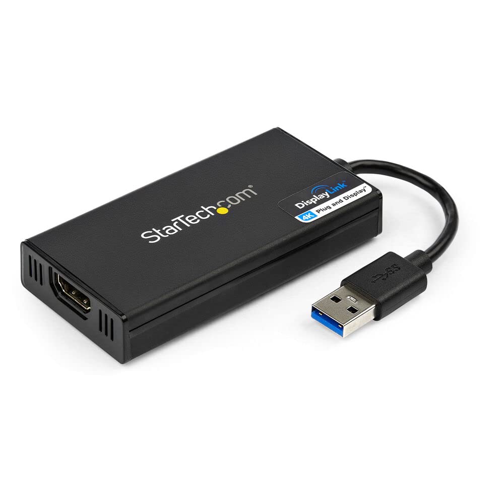 Startech Usb 3.0 4K Hdmi Adapter / Converter   External Graphics Card   Displaylink Certified   Ultra Hd 4K
