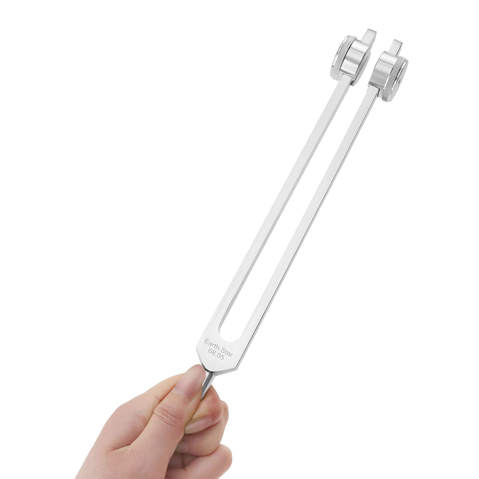 68.05 Solfeggio Tuning Fork With Silicone Hammer Bag For Sound, Musical Instrument, Vibration