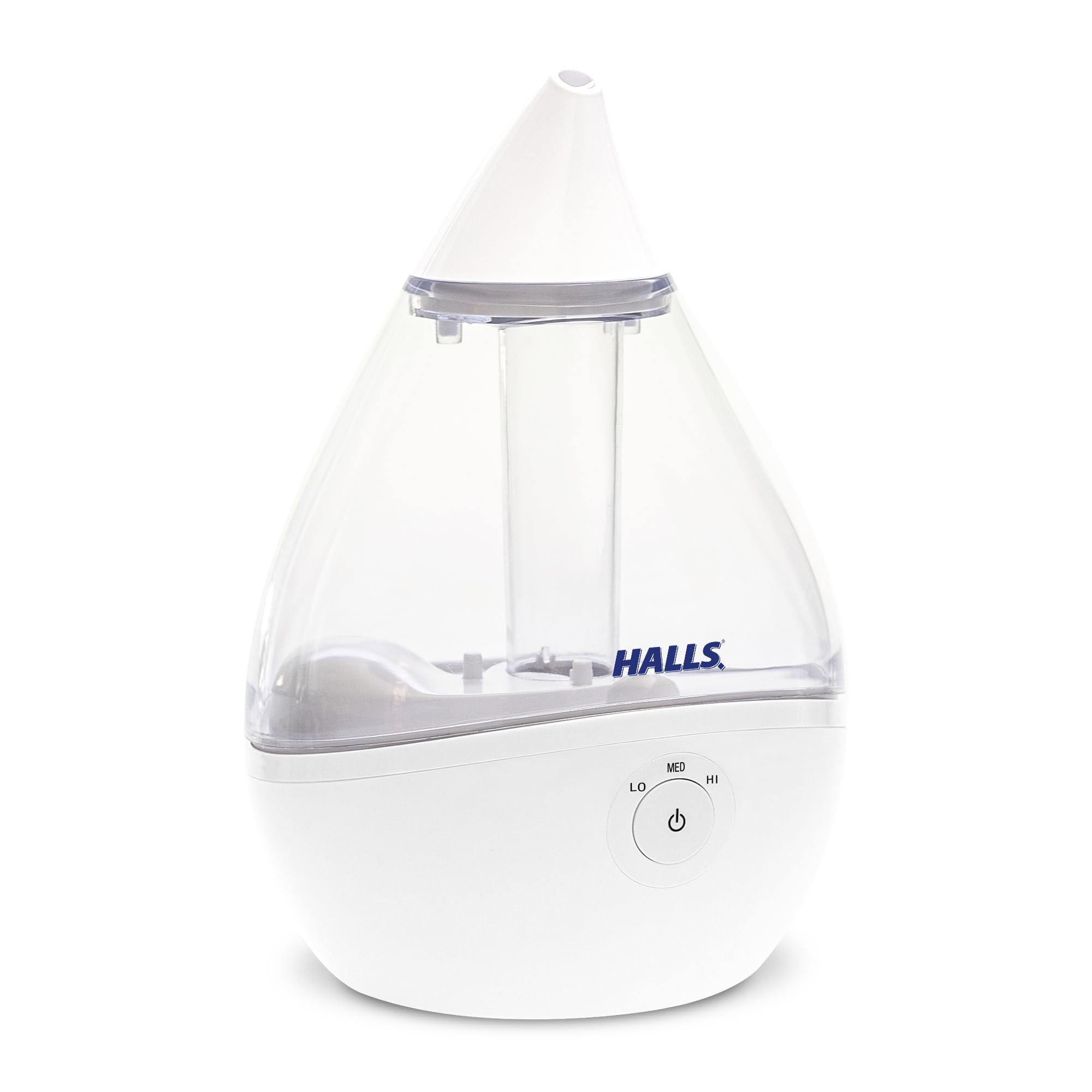 Crane X Halls Droplet Ultrasonic Small Air Humidifiers For Bedroom And Office, 0.5 Gallon Cool Mist Humidifier For Plants And Ho