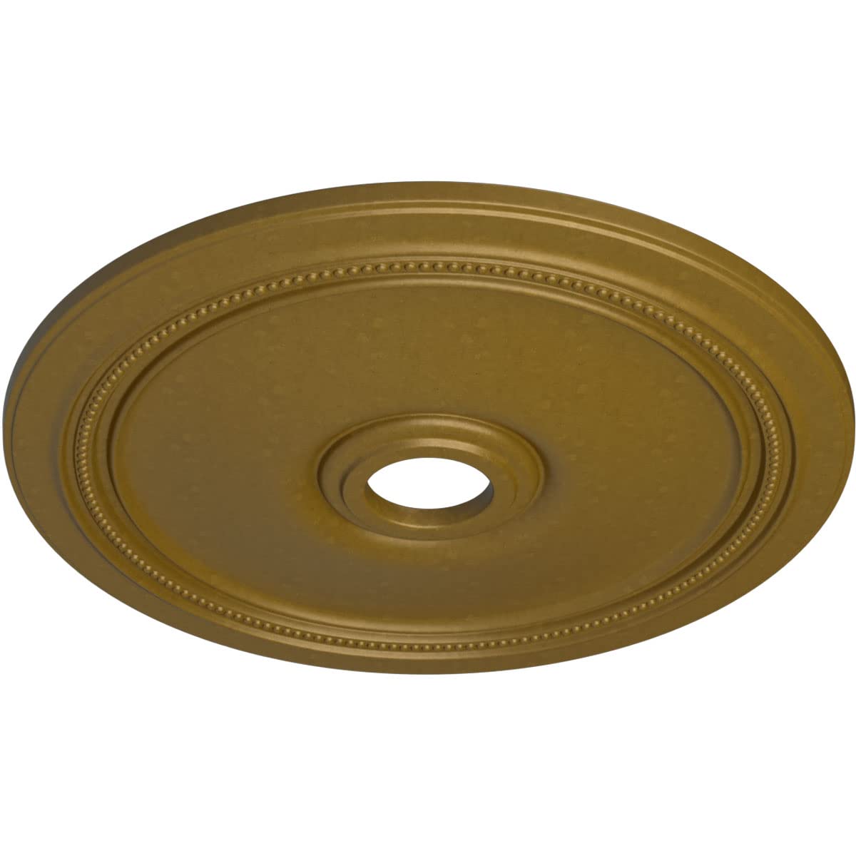 Ekena Millwork Cm24Digls Diane Ceiling Medallion, 24Od X 3 5/8Id X 1 1/4P (Fits Canopies Up To 6 1/4), Hand-Painted Gold
