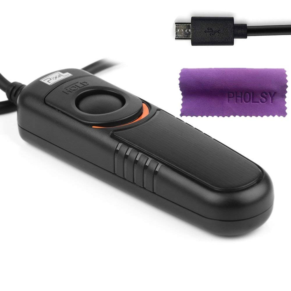 Pixel Shutter Remote Control Rc/Rr90 Remote Shutter Release Cord For Fujifilm Gfx50S X-Pro2 X-H1 X-T2 X-T20 X-T1 X-T10 X-T20 X-T
