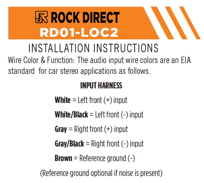 Rd Line Output Converter Universal Car Bass Regulator Level Control, Rock Direct Car Stereo Audio Speak Delay Signal Hi Low Conv