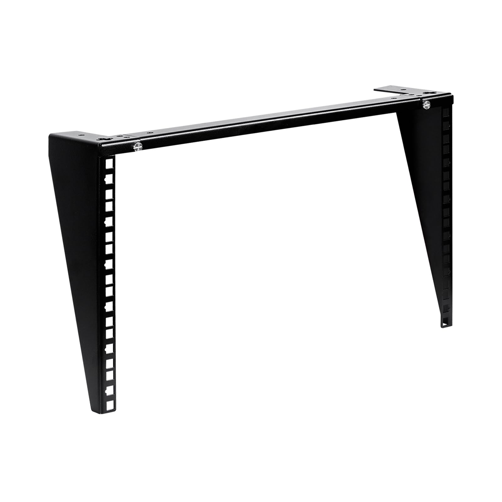 Rackpath 6U Vertical Wall Mount Rack   Heavy Duty 125Lbs Capacity Vertical Mounting Bracket (6U)