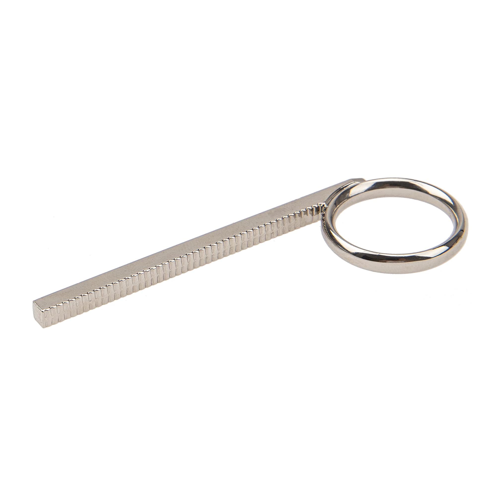 1Pcs Yootones Metal Valve Slide Finger Ring Pull Ring Compatible With Trumpets Cornets Trumpet Accessory Replacement (Silver)