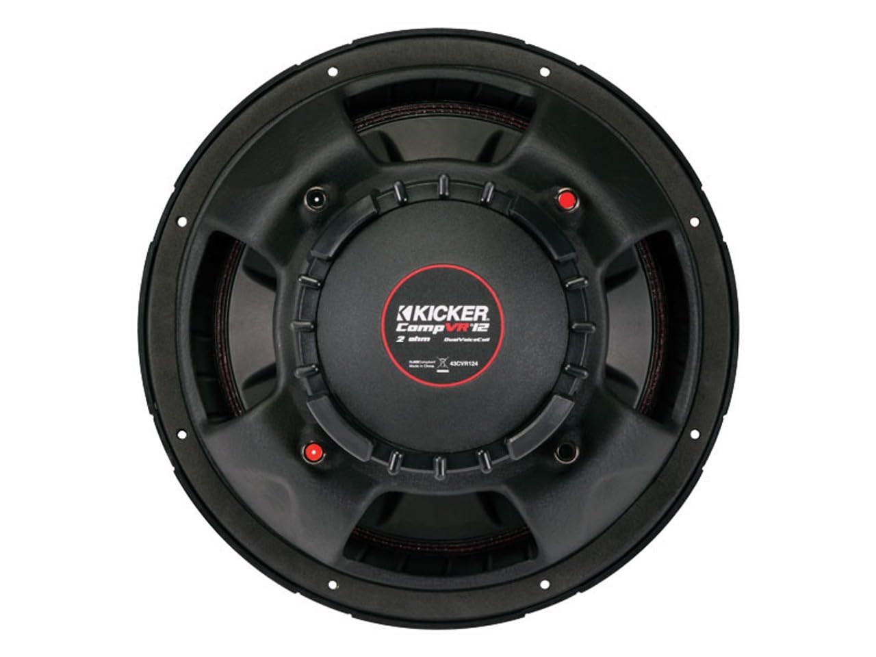 Kicker Compvr 12 Inch (30Cm) Subwoofer, Dvc, 2 Ohm, 400W