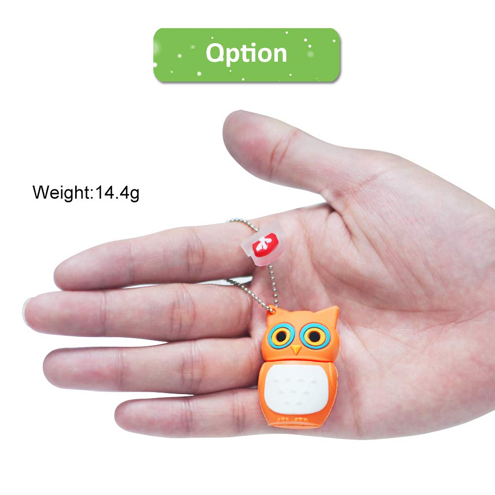 Borlterclamp Usb Flash Drive With Cute Colorful Owl Pattern 16Gb Pack Of 5 Pcs Usb Drive Thumb Drive Gift For Students And Child