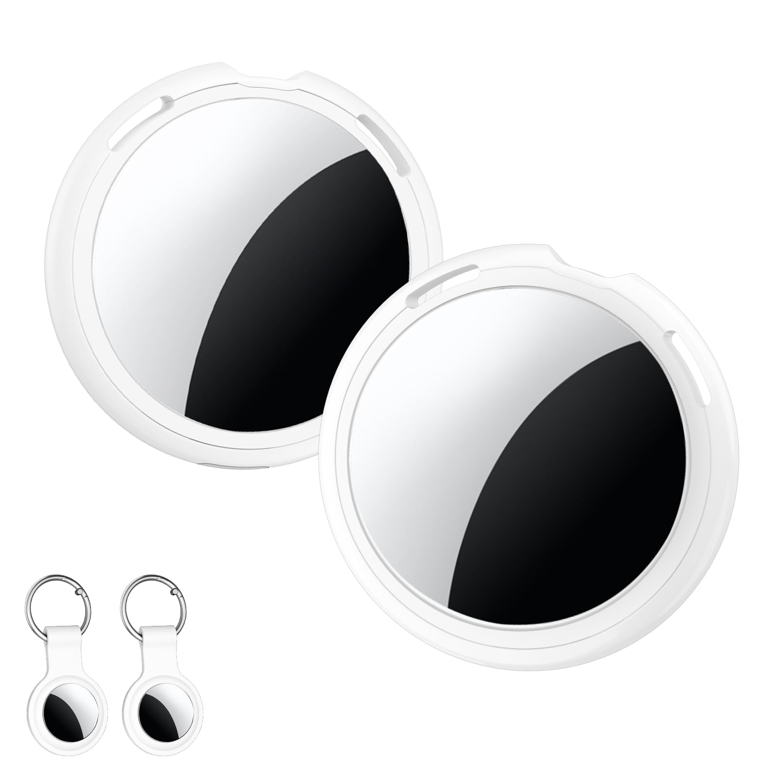 2 Pack Air Tracker Tag [Apple Mfi Certified] Pair With Apple Find My(Ios Only) Bluetooth Smart Air Tag Key Finder Item Locator W