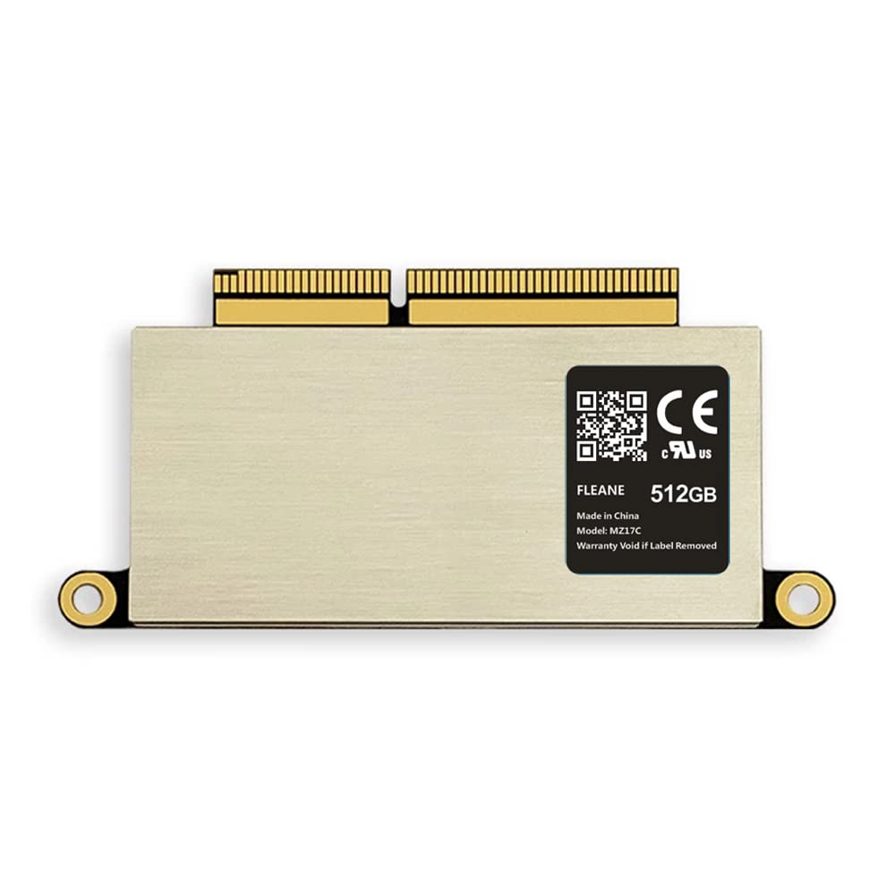 Fleane Mz17C 512Gb Pcie Nvme Ssd For 2016 2017 Macbook Pro A1708 Upgrade Capacity (512Gb)