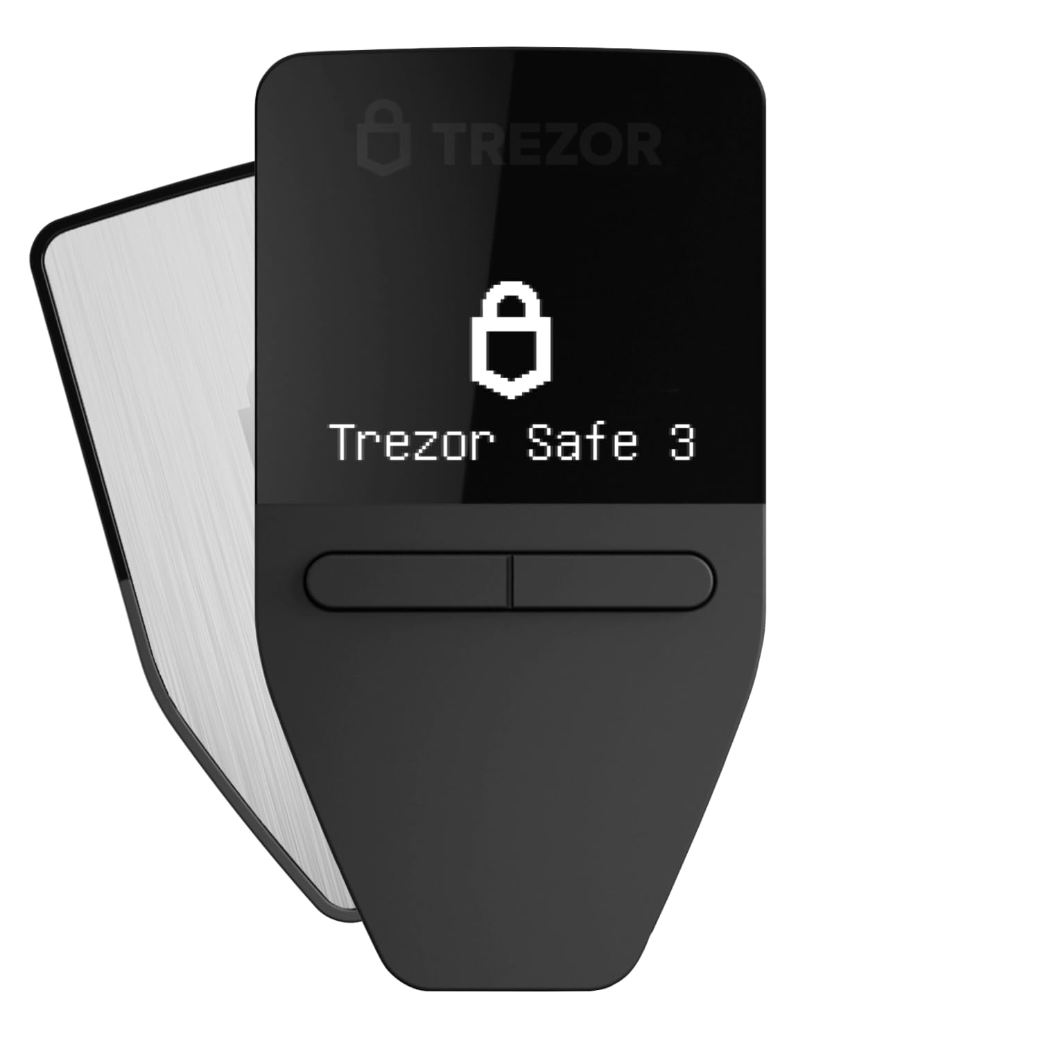 Trezor Safe 3   Passphrase & Secure Element Protected Crypto Hardware Wallet   Buy, Store, Manage Digital Assets Simply And Safely (Stellar Silver)