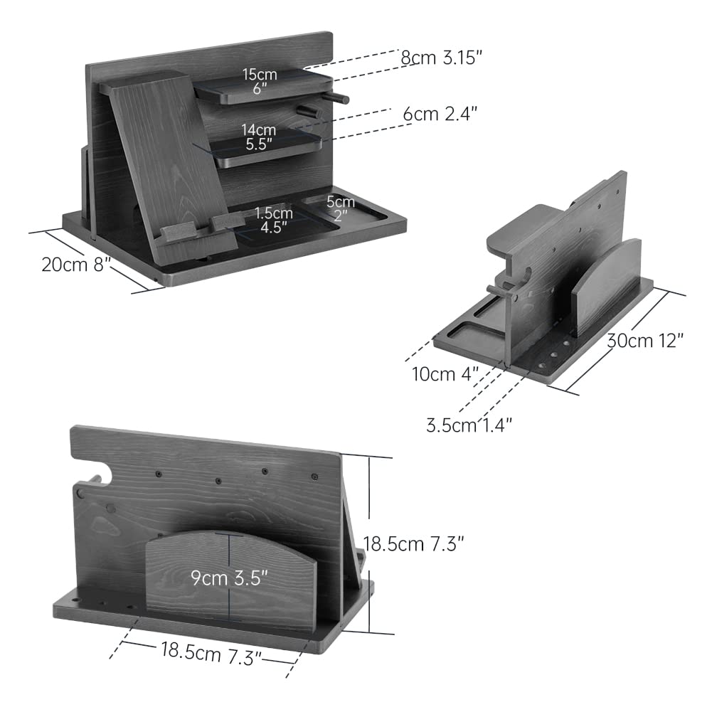 Gifts For Men Wood Phone Docking Station For Mens Gifts For Christmas Husband Anniversary Dad Birthday Gifts For Men Or Dad - Ni