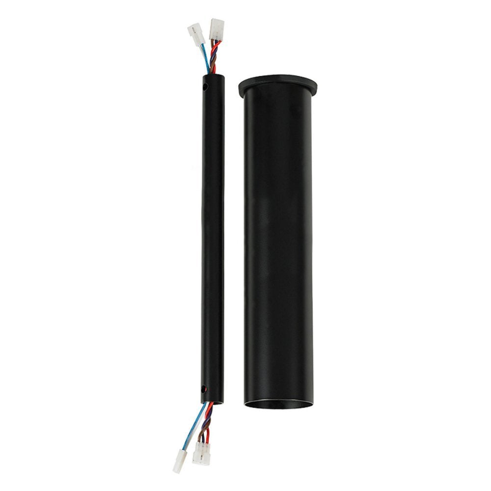 Monte Carlo DRM24BK Minimalist Indoor/Outdoor Ceiling Fan Extension Downrod/Decorative Tube 24-Inch, Gloss Black