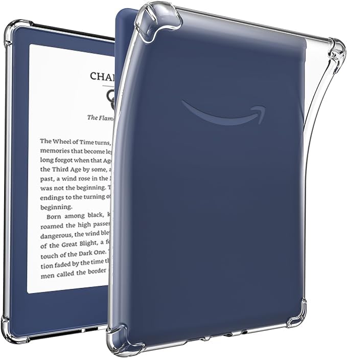 Hotbag Clear Kindle Case For 6'' Kindle 11Th Generation 2022   Tpu Back Cover, Lightweight Slim Soft Clear Kindle Cover For 6 In