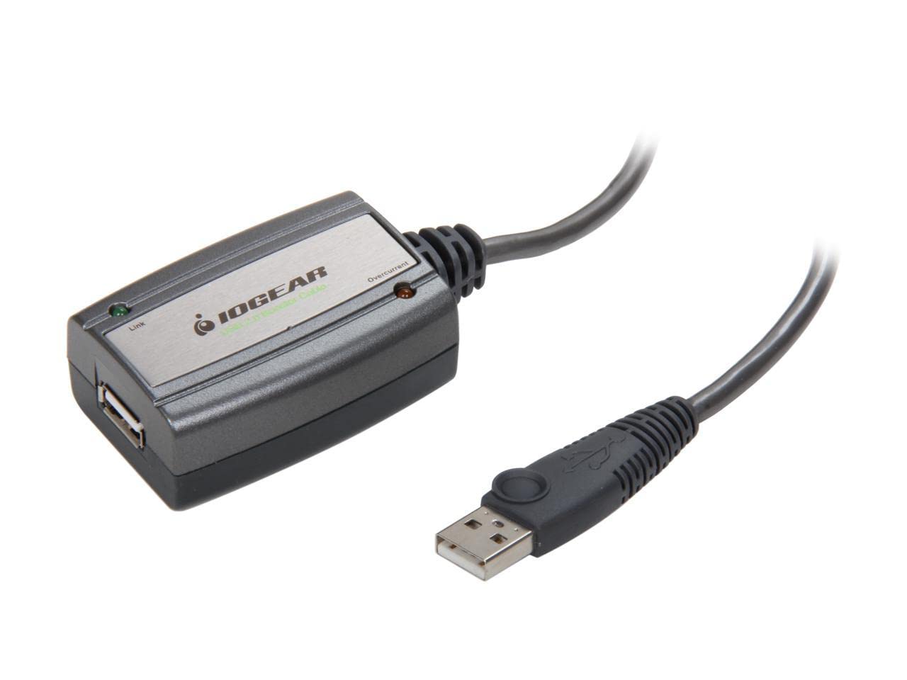 Iogear 16 Ft Usb 2.0 A Male To A Female Booster Extension Cable Gue216
