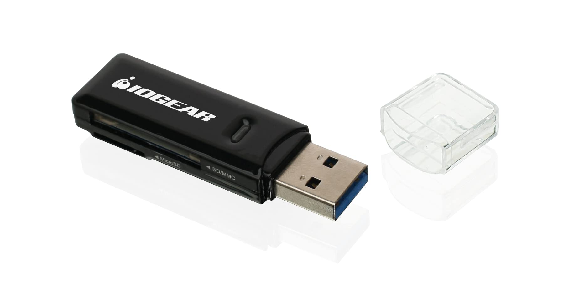 Iogear Compact Usb 3.0 Sdxc/Microsdxc Card Reader/Writer, Gfr305Sd