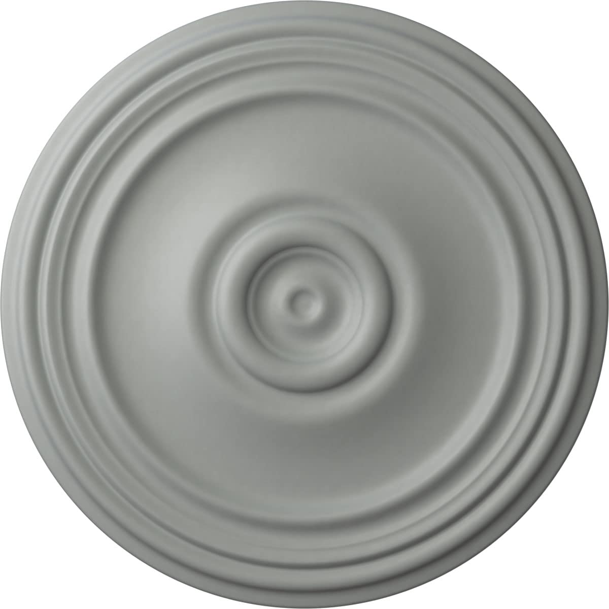 Ekena Millwork Cm21Re Reece Ceiling Medallion, 21''Od X 1 1/4''P (Fits Canopies Up To 6 3/4''), Factory Primed