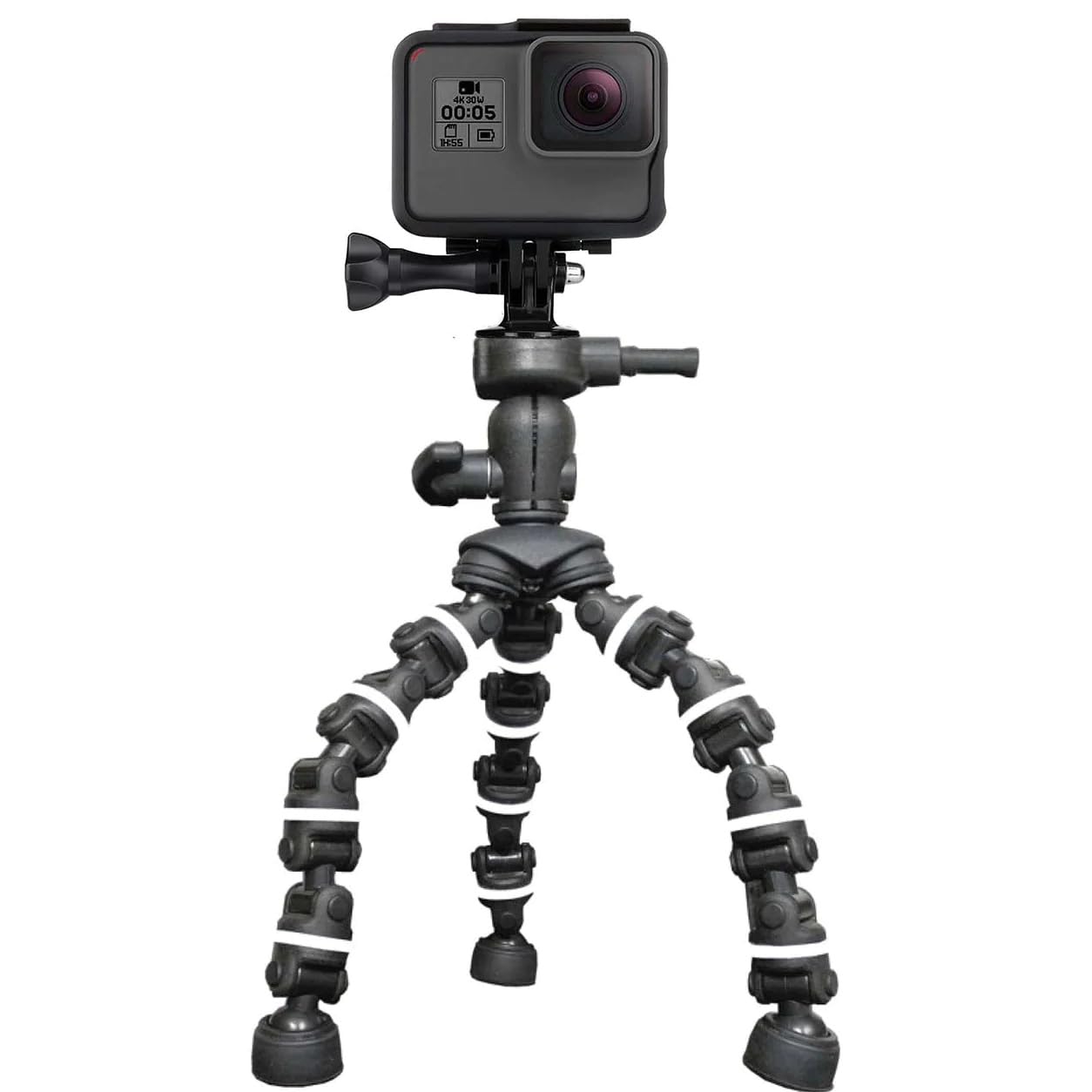 Bower Bendi Pod   8Inch Tripod With Flexible Legs | Quick Camera Release | 360 Rotation For Perfect Shots | Lightweight & Portab
