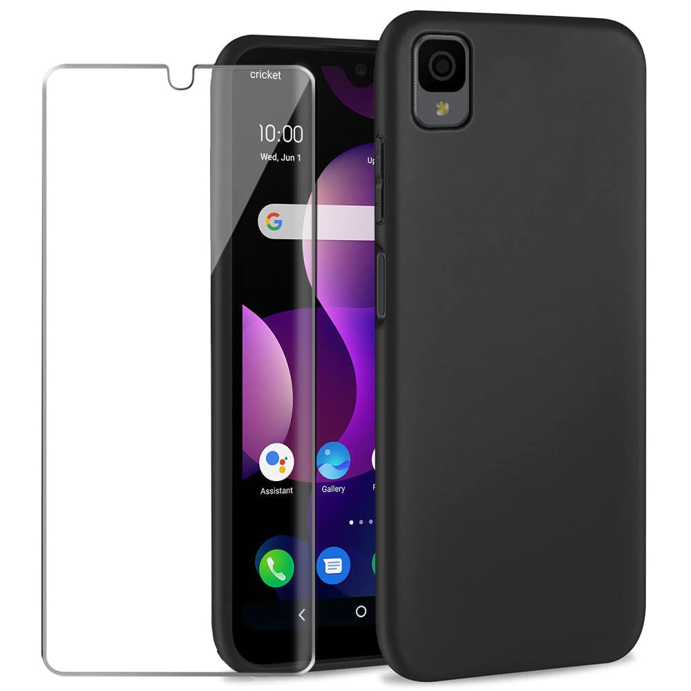 Yjrop For Tcl 30Z Case With Tempered Glass Screen Protector Slim Full Body Silicone Bumpers Anti Scratch Shockproof Protective P