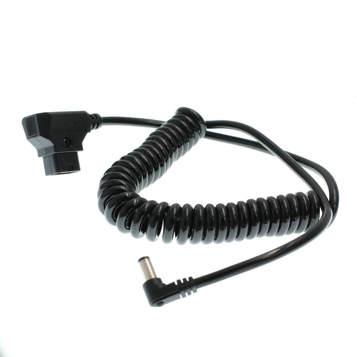 Drri D Tap To Dc 5.5X2.5Mm Coiled Cable For Blackmagic Cinema Camera/Blackmagic Video Assist/Shogun Monitor