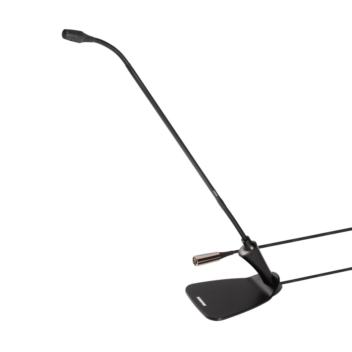 Shure Centraverse Cvg Gooseneck Microphone With Integrated Desktop Base   Black, Cardioid Condenser Mic With 18 Inch Neck And In