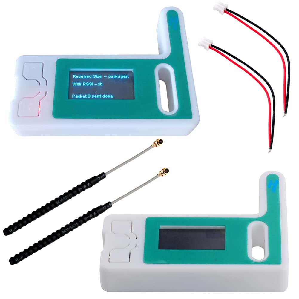 Diymalls 915Mhz Esp32 Lora Oled Board V3 Sx1262 Type C + Lora V3 Case + 915Mhz Antenna For Arduino Lorawan Iot (Pack Of 2), Not