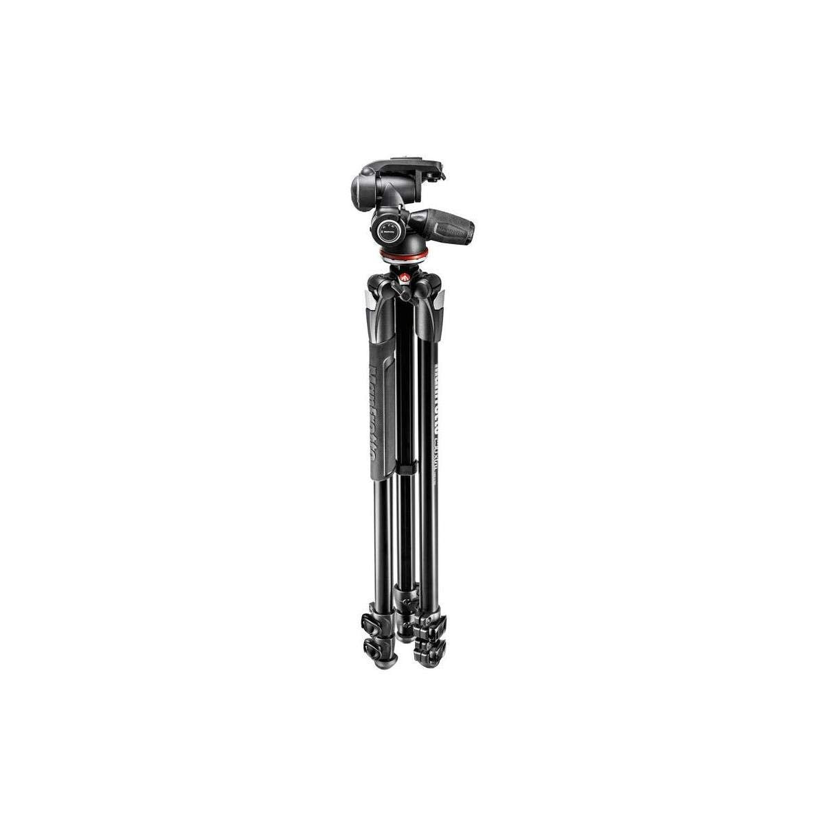 Manfrotto 290 Xtra 3 Section Aluminum Tripod With 804 3 Way Pan And Tilt Head