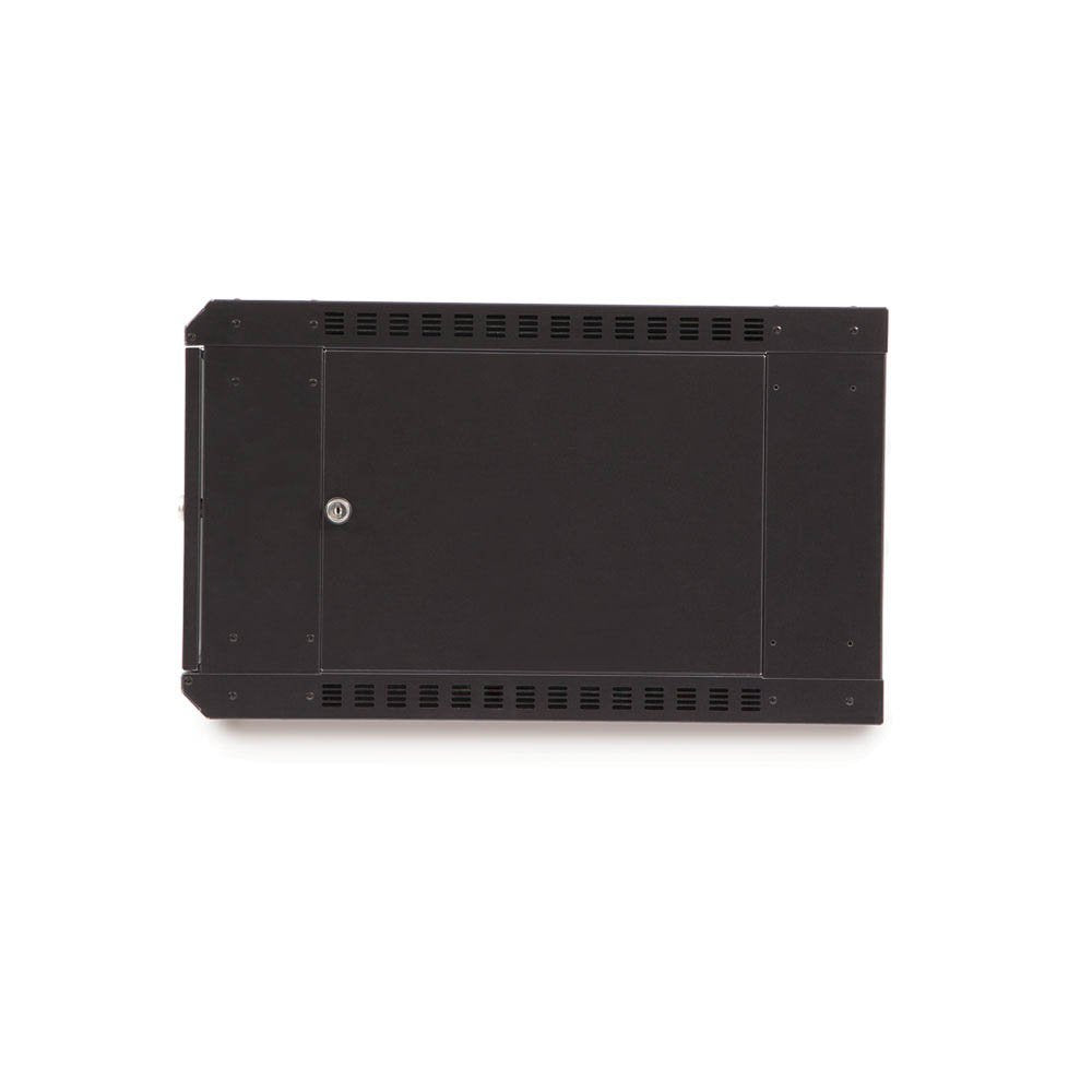 Rackmount Fixed Wall Mount Cabinet, Glass Door, 6U