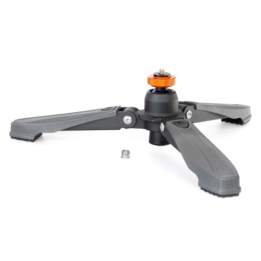3 Legged Thing Docz2 Foot Stabiliser for Monopods - Travel-Friendly, Table-Top Camera Tripod and Foot Accessory for Monopods for