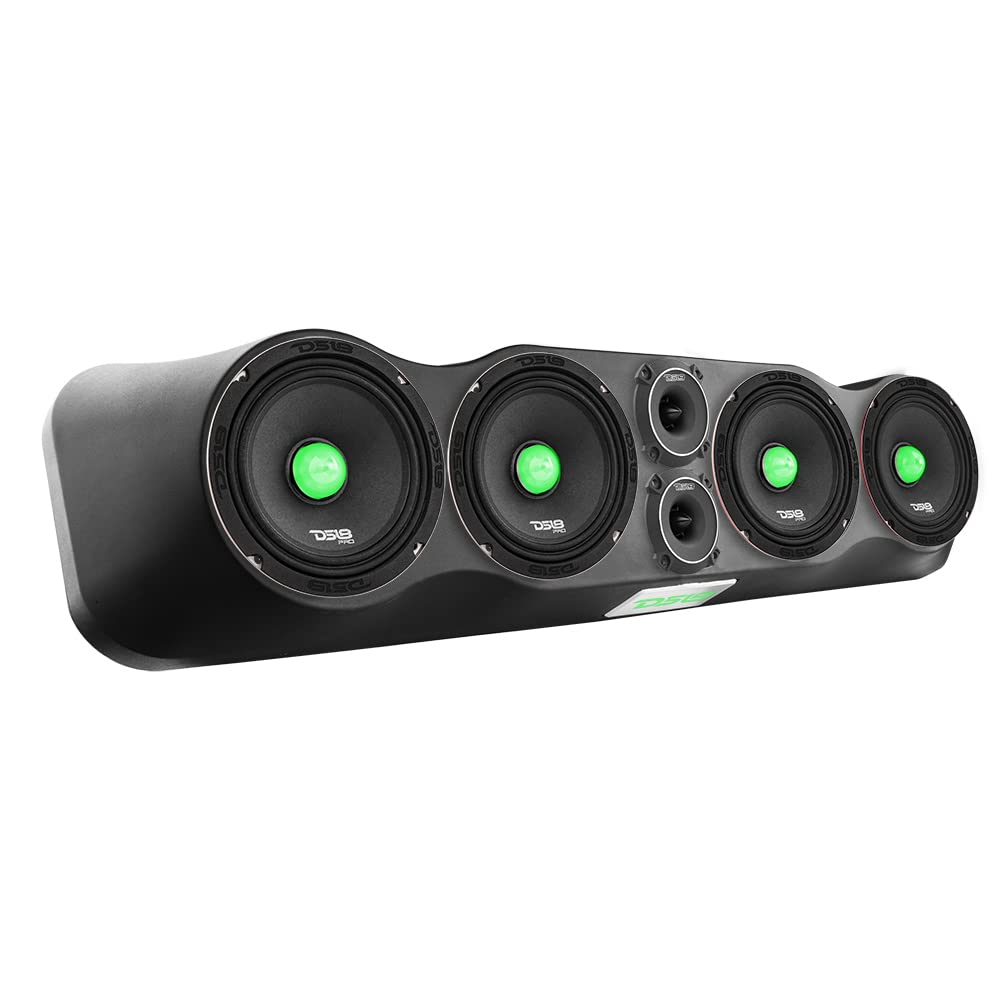 Ds18 Hydro En46-35 High Density Abs 35 Universal Speaker Enclosure, Fits 4 X 6.5 Speakers And 2 X 1    Tweeters - For All Elemen