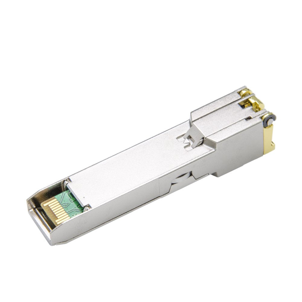 10Pack 1.25G Sfp T Transceiver, 1000Base T Gigabit Sfp Copper Rj45 Module For Ubiquiti Uf Rj45 1G, Mikrotik, D Link, Supermicro,