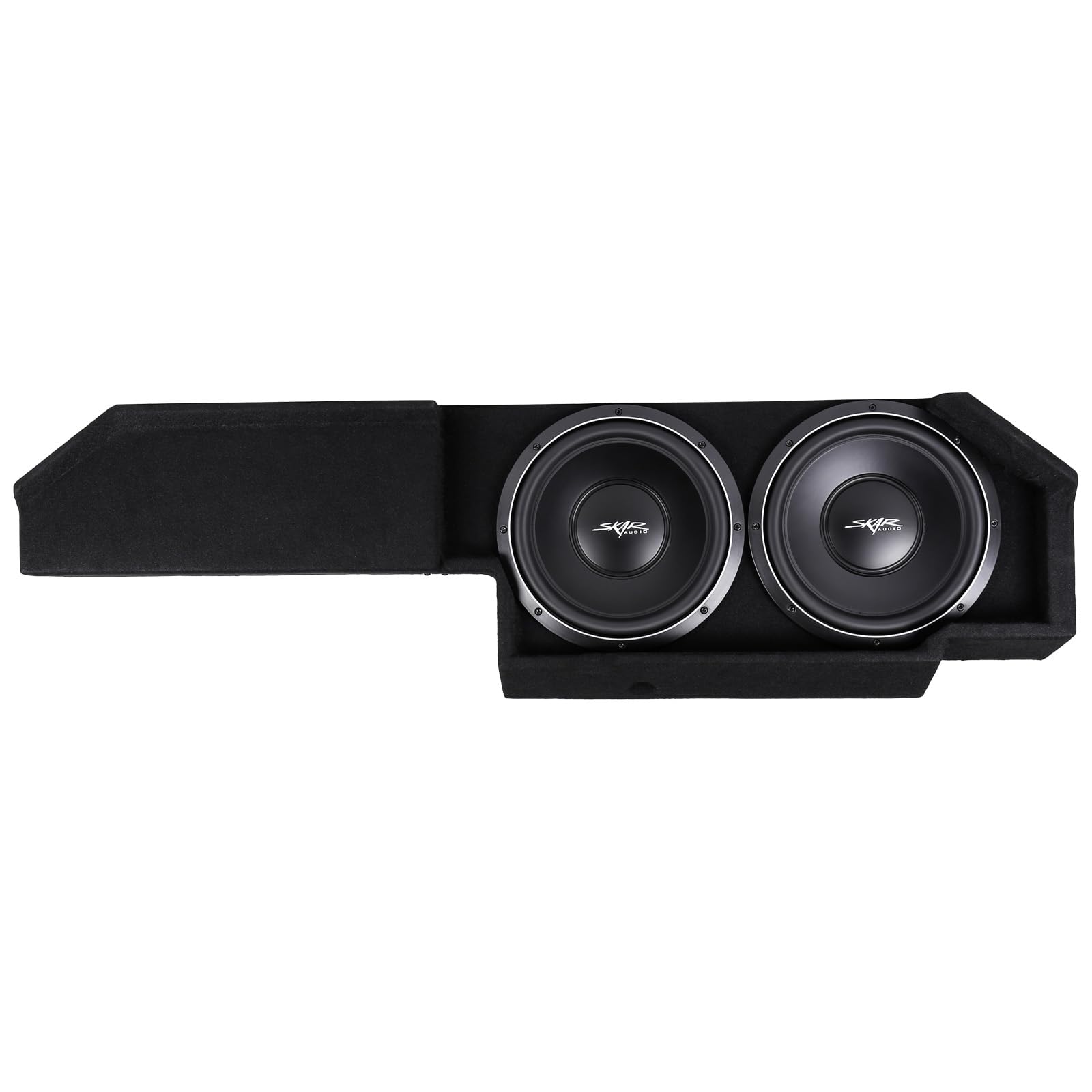 Skar Audio Dual 12 Loaded Ported Subwoofer Enclosure Compatible With 2019-2025 Chevrolet Silverado/Gmc Sierra Double Cab Trucks