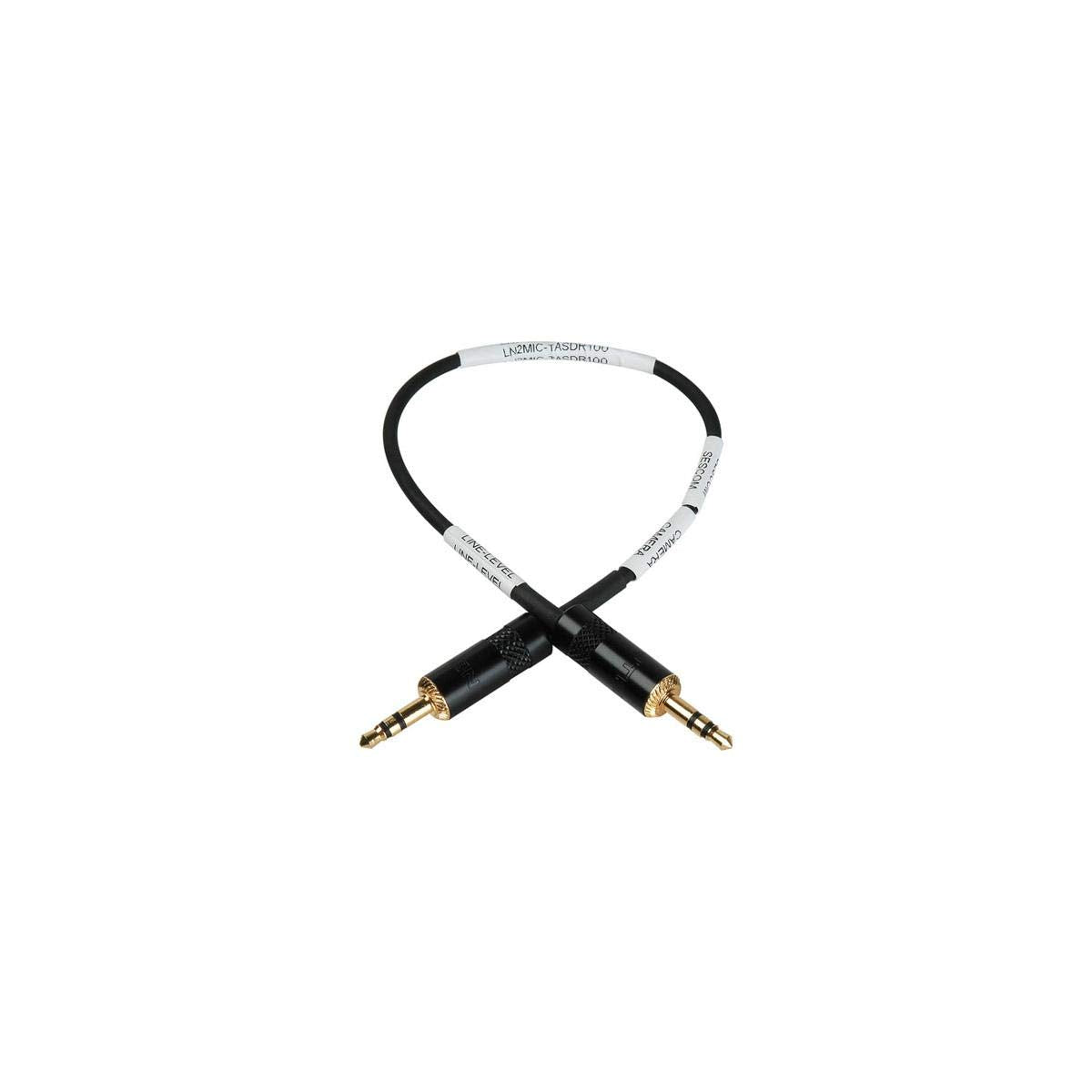 Sescom Ln2Mic Tasdr100 3.5 Line To Mic 35Db Attenuation 9' Dslr Cable For Dr 100