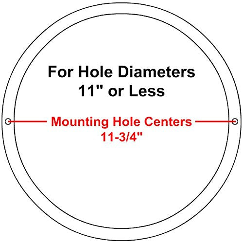 Reliable Hardware Company Rh 4002 12 2 A Mount 12'' Speaker Cover, Pair