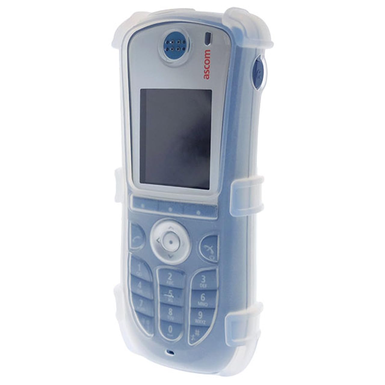 Artisan Power Clear Silicone Case For Ascom D62, I62 And 9D62 | Healthcare Grade Silicone And Protective Bumpers On The Sides &