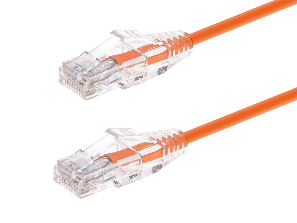 Slimrun  Cat6 Utp Cable-3Ft Orange