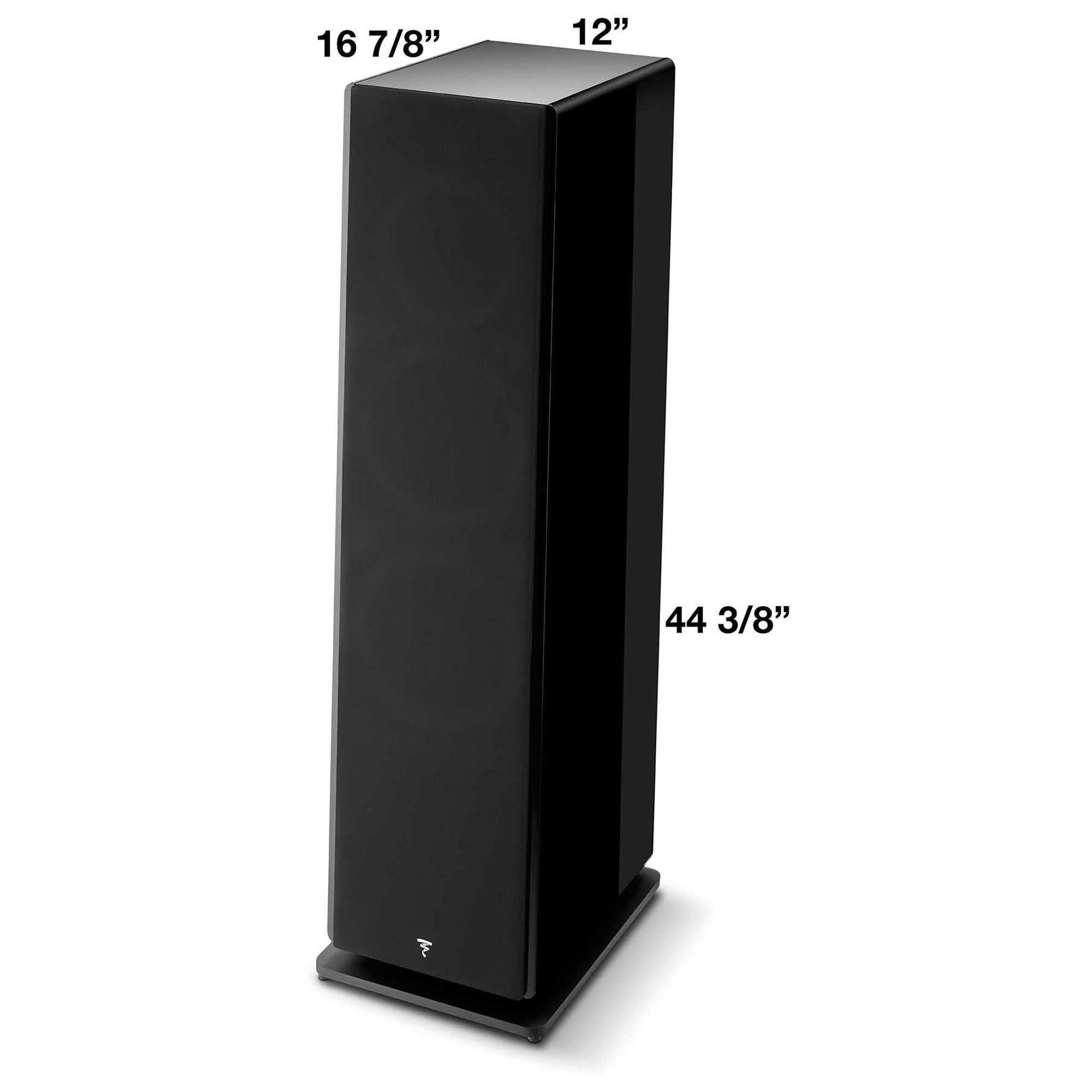 Focal Vestia No4 Ultimate 3-Way Floorstanding Loudspeaker Finished In Black - Sold Individually