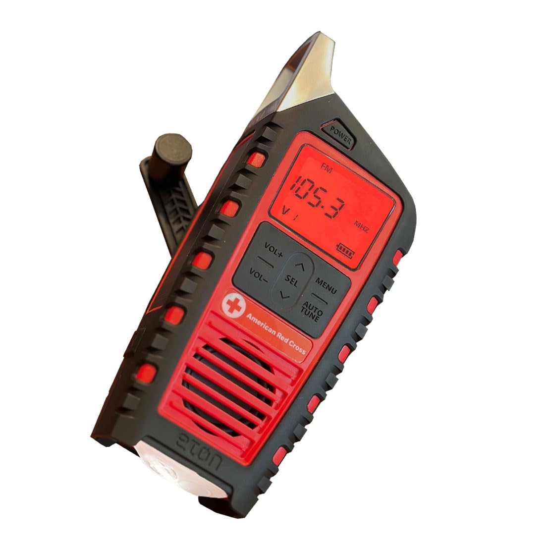 Eton Odyssey Adventure Hand Crank NOAA Weather Radio, All Band Emergency Radio, AM/FM Shortwave Storm, Bluetooth, Phone Charger,