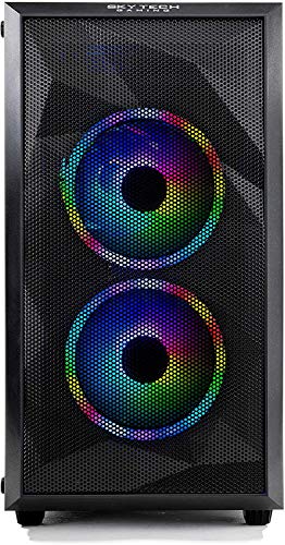 Skytech Gaming Skytech Chronos Mini Gaming Pc Desktop   Amd Ryzen 3 3100, Nvidia Gtx 1660 Super 6Gb, 16Gb Ddr4 3200, 500Gb Ssd,