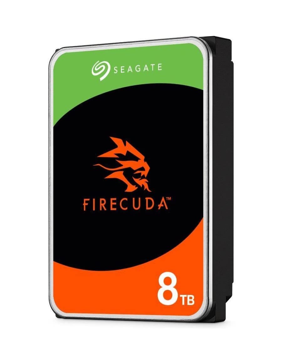 Seagate FireCuda HDD 8TB Internal Hard Drive HDD - 3.5 Inch CMR SATA 6Gb/s 7200RPM 256MB Cache 300TB/year with Rescue Services (