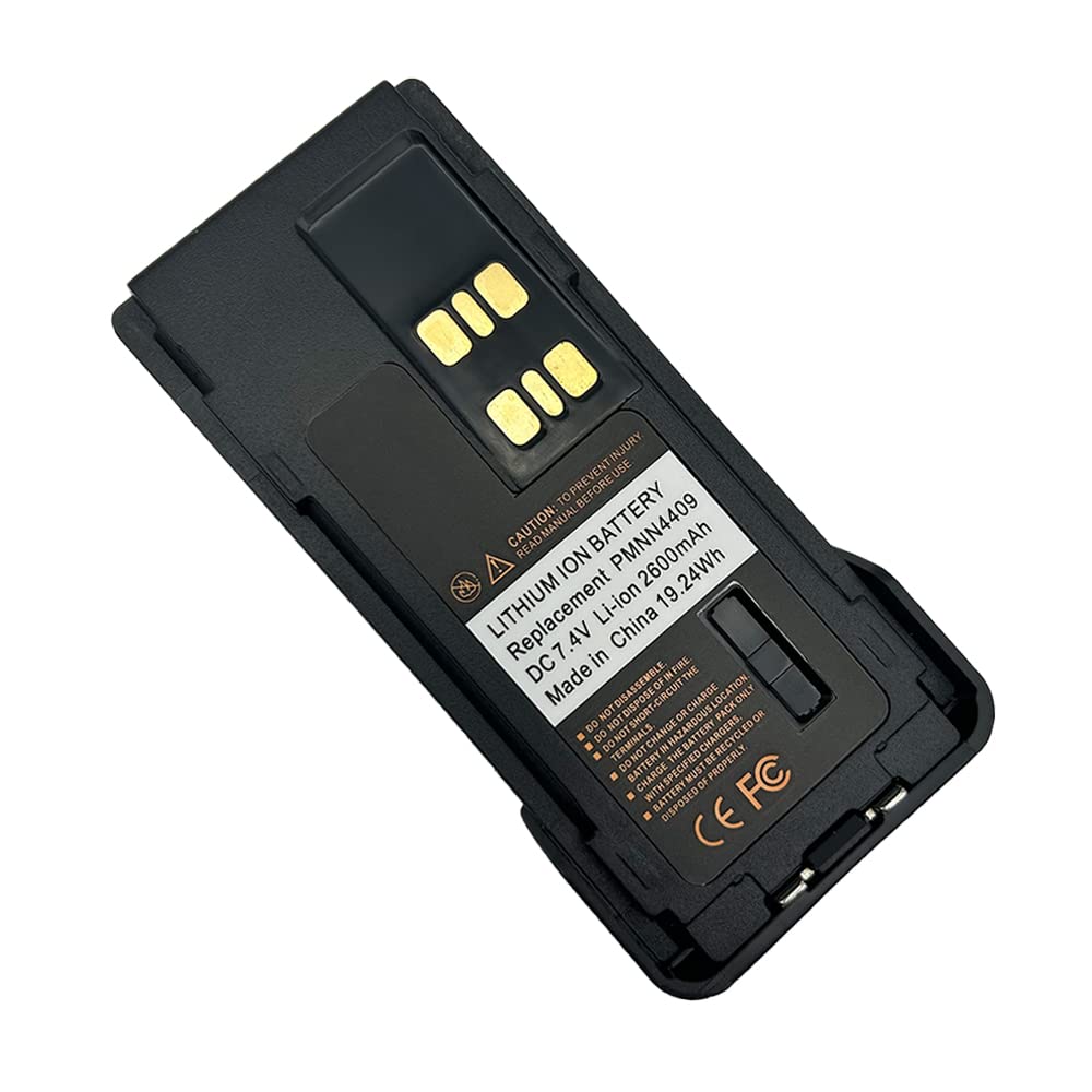 Pmnn4409 Pmnn4409Ar Pmnn4448 Walkie Talkie Battery Replacement 2600Mah For Apx1000 Apx3000 Apx4000 Xpr3300 Xpr3300E Xpr3500 Xpr3